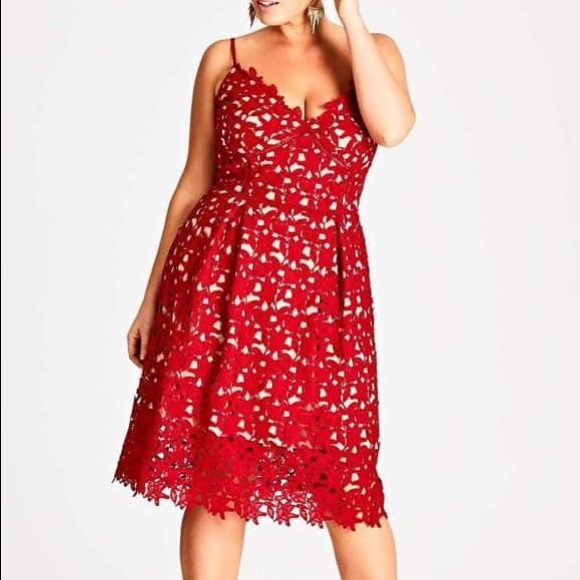 crochet fit and flare dress